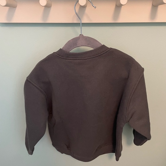 ZARA SHINY HEART SWEATSHIRT - Picture 7 of 8